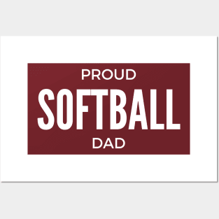 Proud Softball Dad Posters and Art